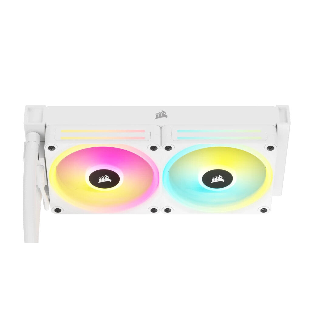 Corsair H100I - Hybrid Processor Cooler in White - 240 mm