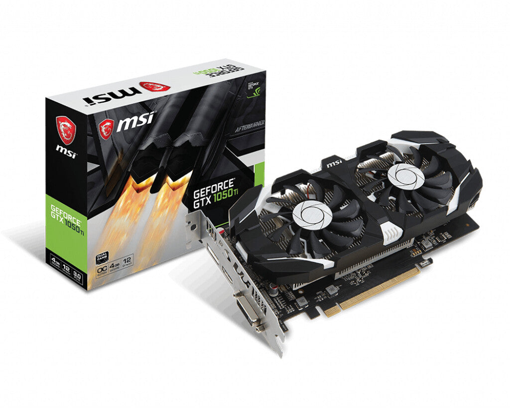 MSI OC  - NVIDIA 4 GB GDDR5 GeForce GTX 1050 Ti graphics card