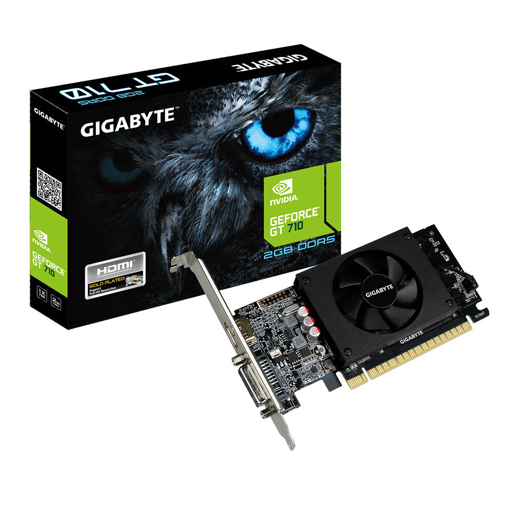 GIGABYTE -  NVIDIA 2 GB GDDR5 GeForce GT 710 graphics card