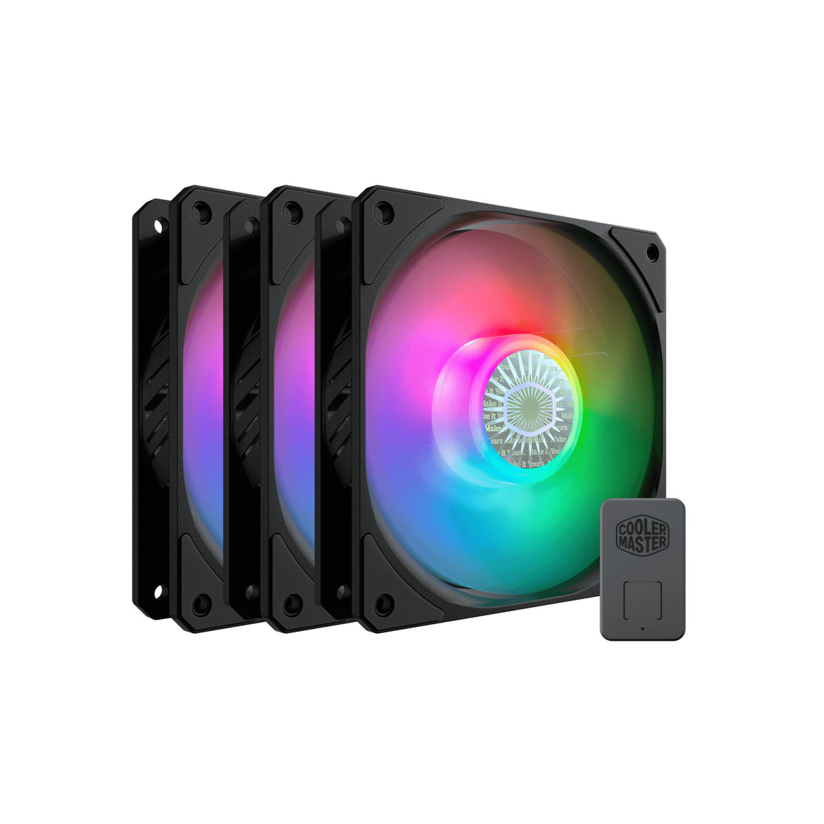 Cooler Master SickleFlow 120 ARGB - Computer Case Fan in Black - 120mm (Pack of 3)