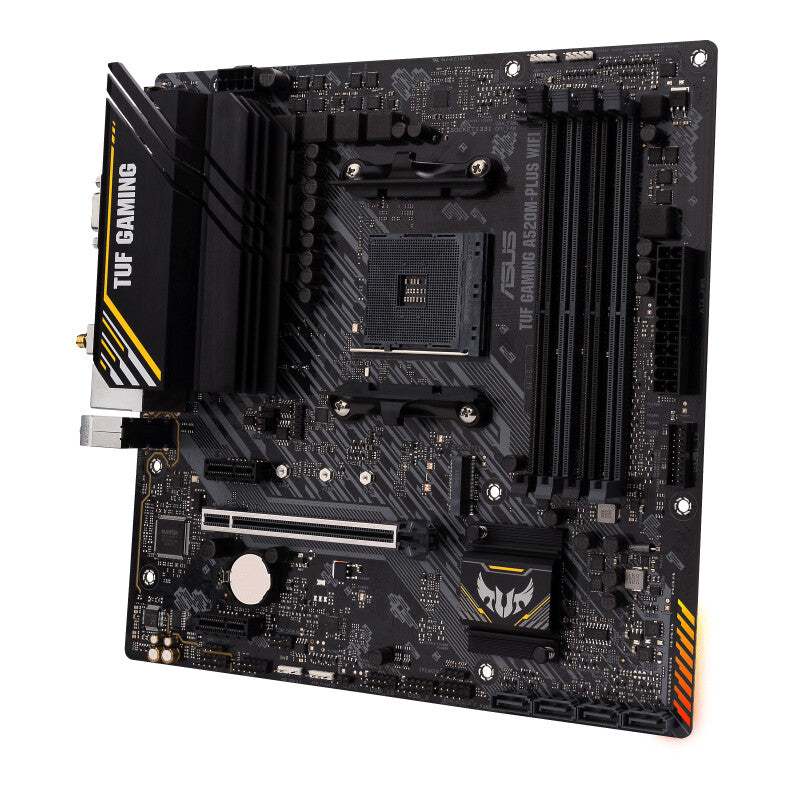 ASUS TUF GAMING A520M-PLUS WIFI micro ATX motherboard - AMD A520 Socket AM4