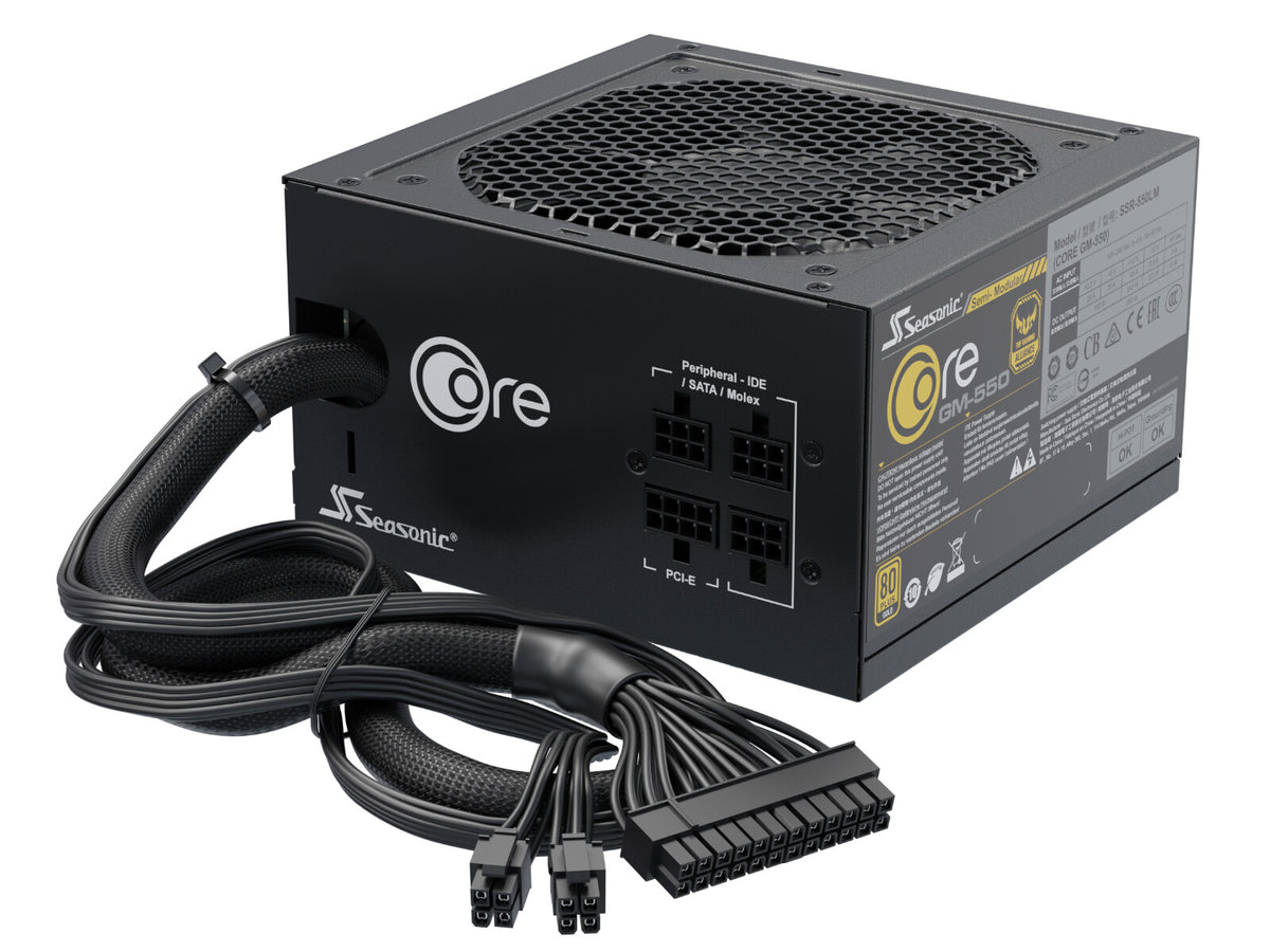 Seasonic CORE GM - 850W 80+ Gold Semi-Modular Power Supply Unit