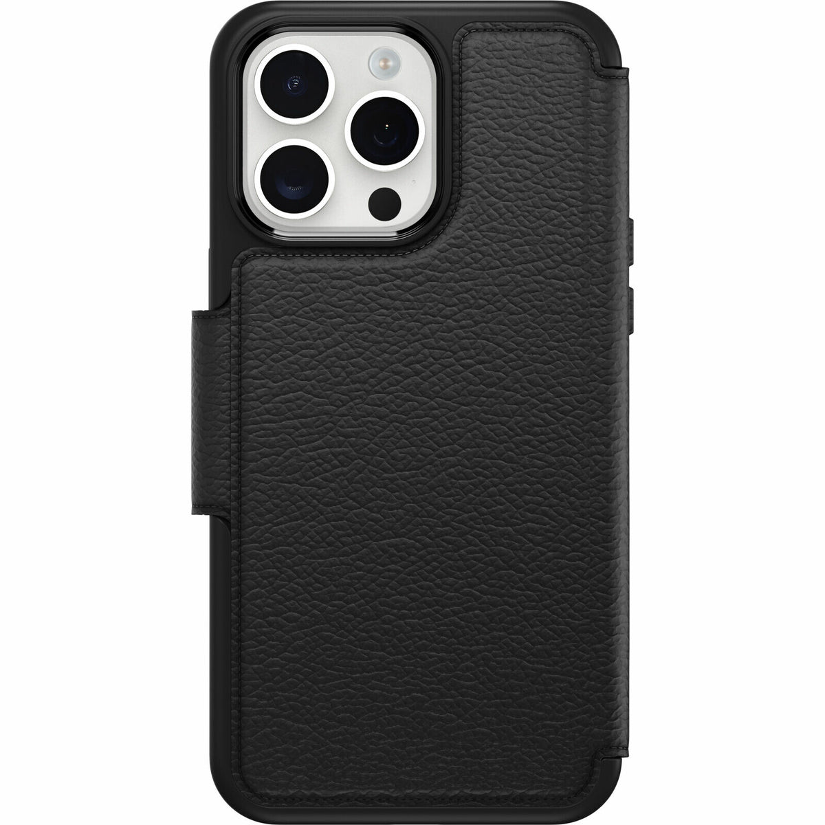 OtterBox Strada Series Folio for iPhone 15 Pro Max with MagSafe in Shadow - No Packaging