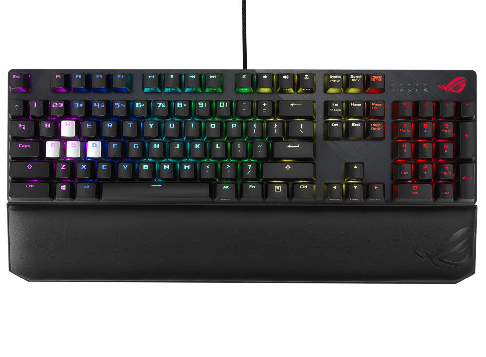 ASUS ROG Strix Scope NX Deluxe - USB Wired RGB Mechanical Keyboard in Black (QWERTY UK)