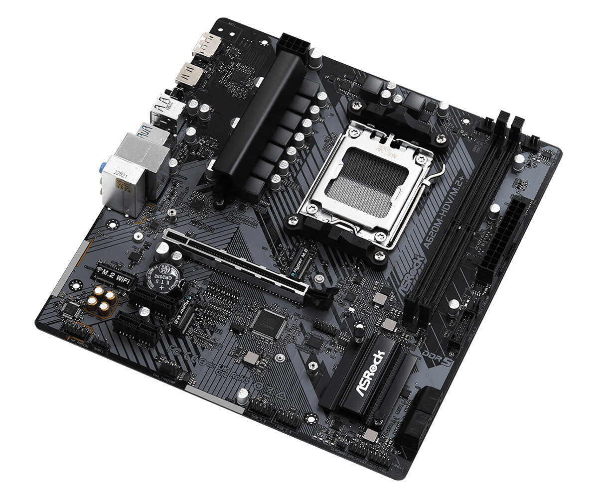 Asrock A620M-HDV/M.2+ micro ATX motherboard - AMD A620 Socket AM5