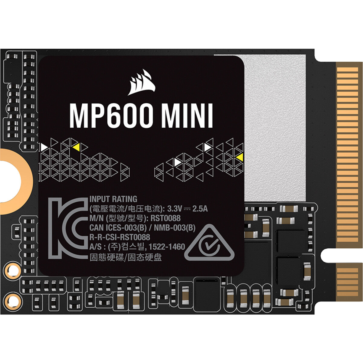 Corsair MP600 Mini - PCI Express 4.0 3D TLC NAND NVMe M.2 SSD - 1 TB