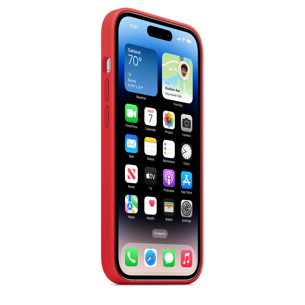 Apple MPTG3ZM/A - Silicone Case with MagSafe for iPhone 14 Pro in (PRODUCT)RED