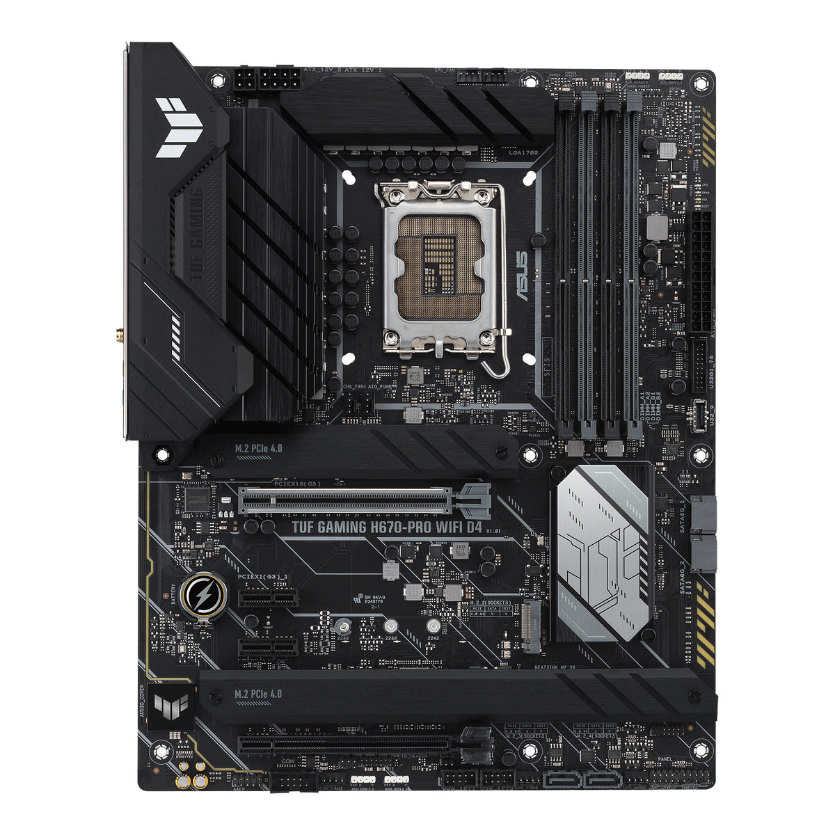 ASUS TUF GAMING H670-PRO WIFI D4 ATX motherboard - Intel H670 LGA 1700