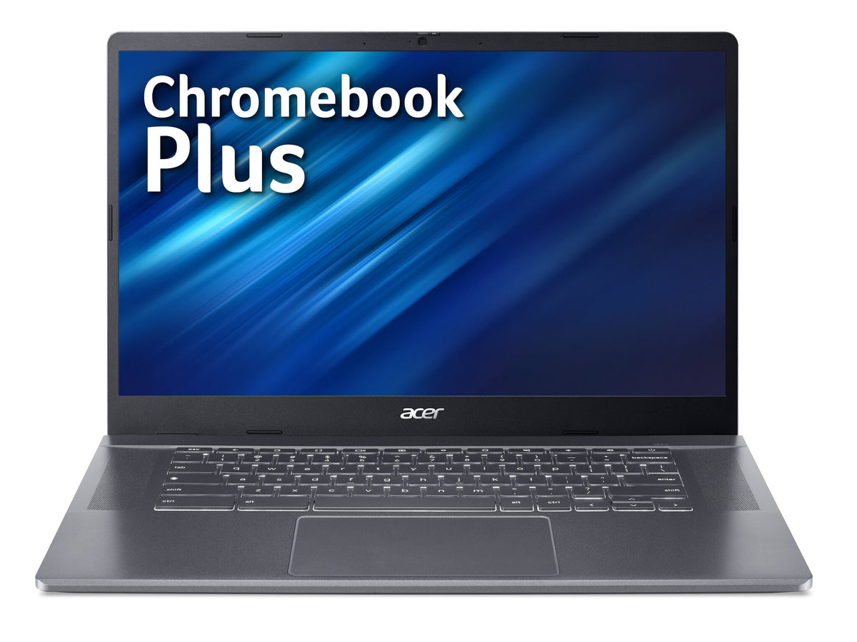 Acer Chromebook Plus 515 - 39.6 cm (15.6&quot;) - Intel® Core™ i3-1215U - 8 GB LPDDR5x-SDRAM - 256 GB SSD - Wi-Fi 6E - ChromeOS - Grey