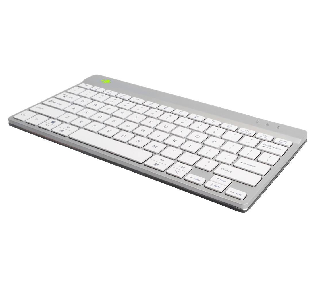 R-Go Tools Compact Break R-Go keyboard, QWERTY (ND), bluetooth, white