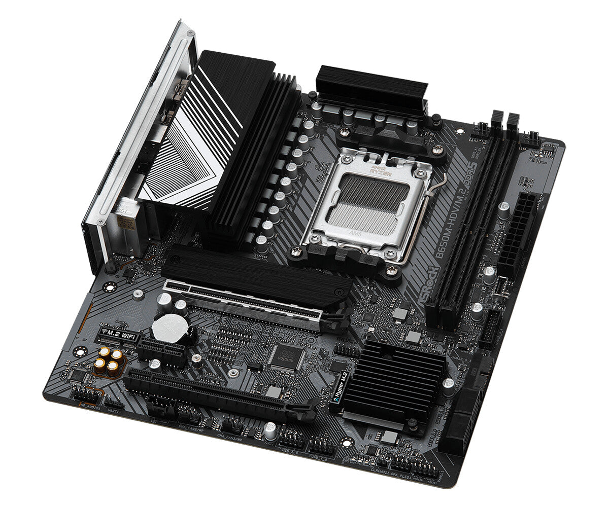 Asrock B650M-HDV/M.2 micro ATX motherboard - AMD B650 Socket AM5