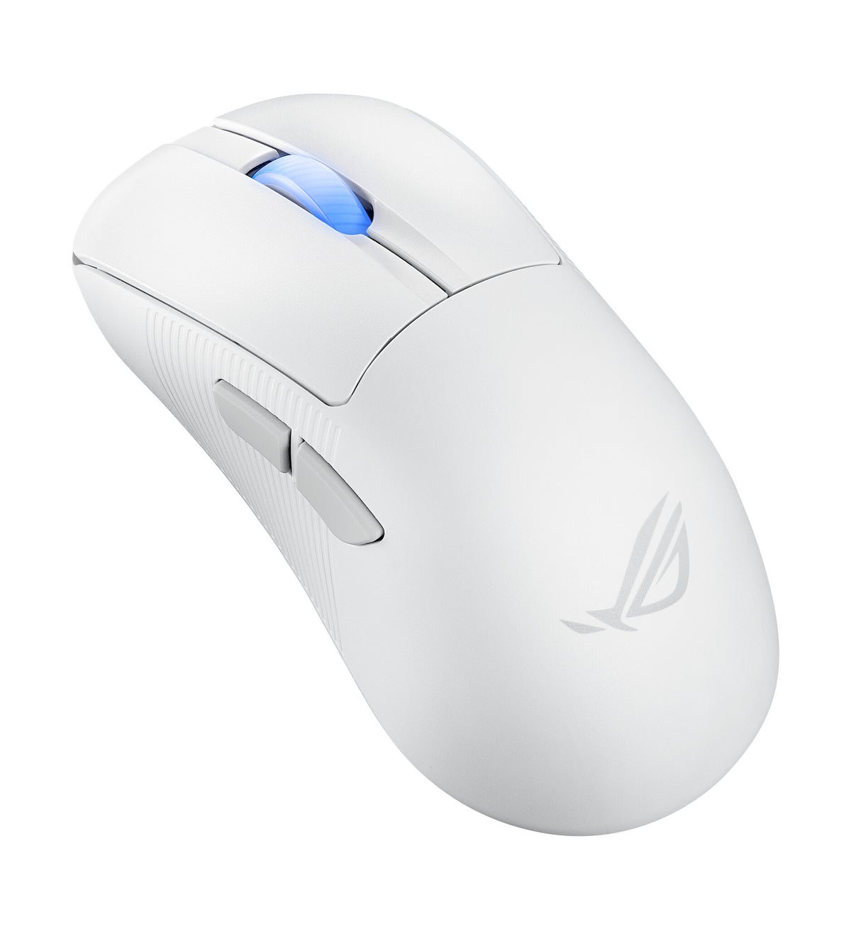 ASUS ROG Keris II Ace Wireless AimPoint - RF Wireless + Bluetooth + USB Type-A Optical Mouse in White - 42,000 DPI