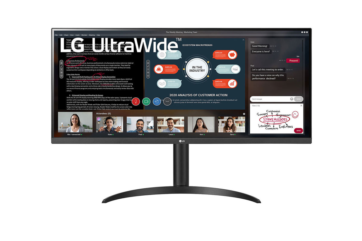 LG 34WP550-B - 86.4 cm (34&quot;) - 2560 x 1080 pixels UltraWide FHD LED Monitor