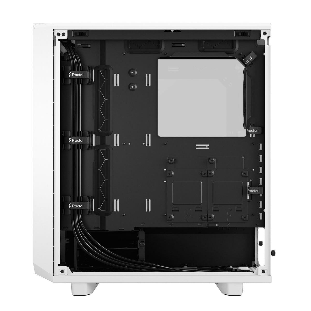 Fractal Design Meshify 2 Compact - ATX Mid Tower Case in White / TG Clear Tint