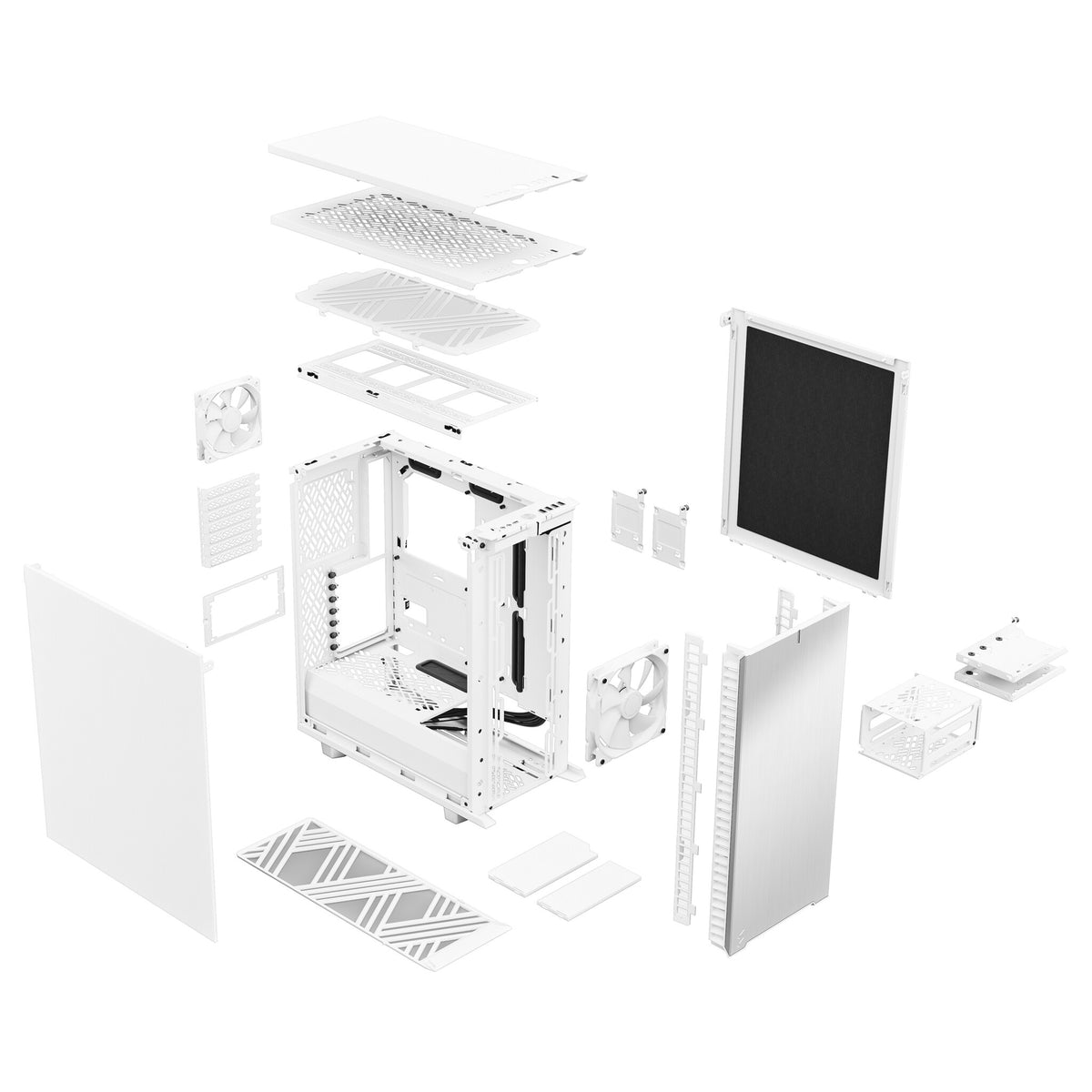 Fractal Design Define 7 Compact - ATX Mid Tower Case in White