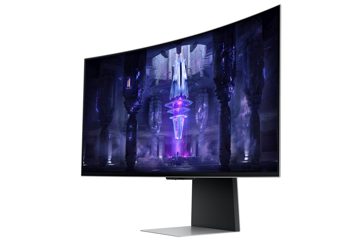 Samsung Odyssey Neo G8 S34BG850SU computer monitor 86.4 cm (34&quot;) 3440 x 1440 pixels UltraWide Quad HD OLED Silver