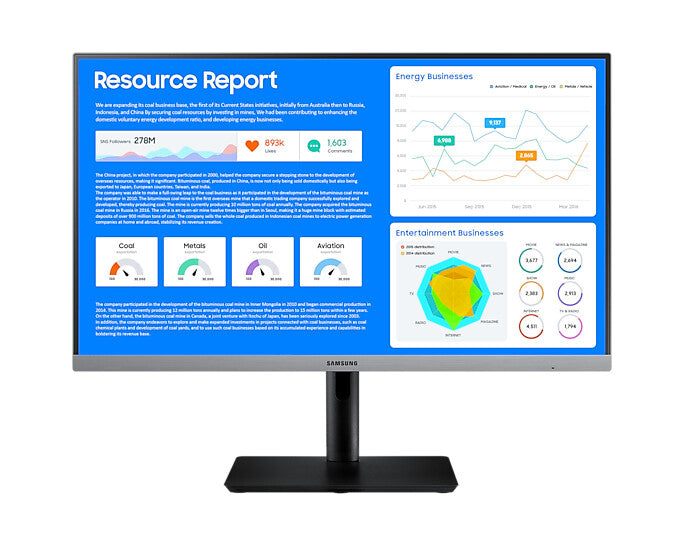 Samsung SR65 computer monitor 61 cm (24&quot;) 1920 x 1080 pixels Full HD LED