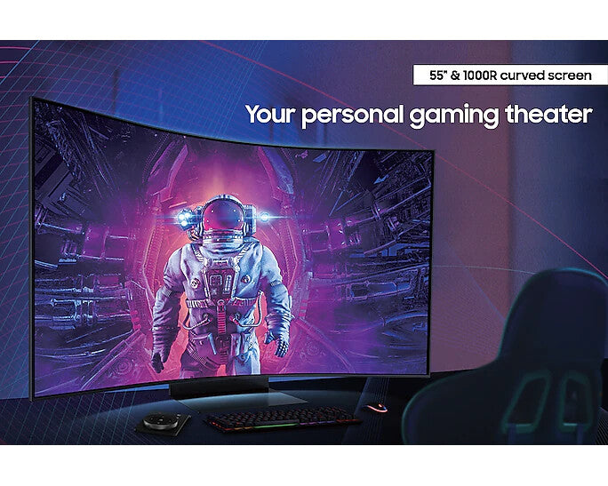 Samsung Odyssey Ark S55BG970NU - 139.7 cm (55&quot;) - 3840 x 2160p 4K Ultra HD Monitor