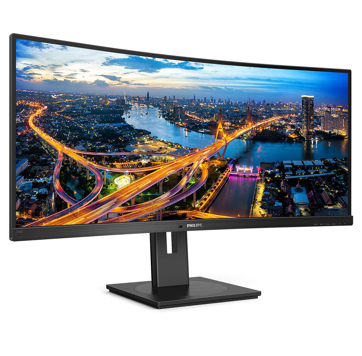 Philips B Line 346B1C/00 computer monitor 86.4 cm (34&quot;) 3440 x 1440 pixels Quad HD LCD Black