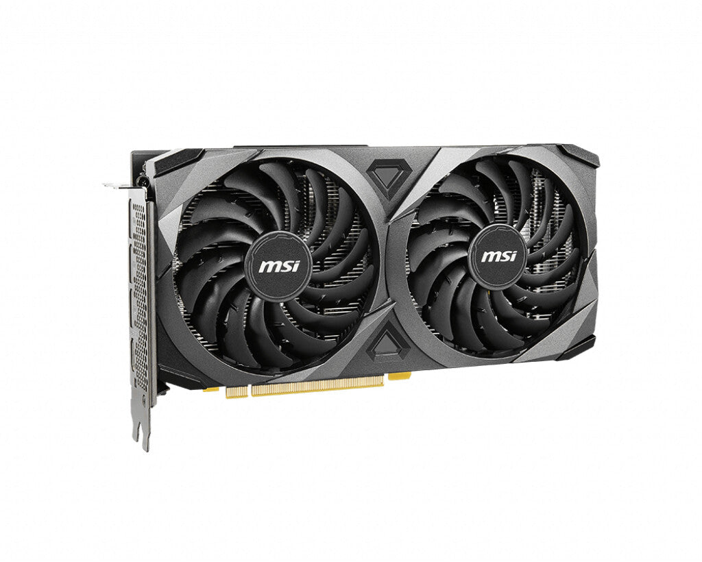 MSI VENTUS 2X 8G OC - NVIDIA 8 GB GDDR6 GeForce RTX 3050 graphics card