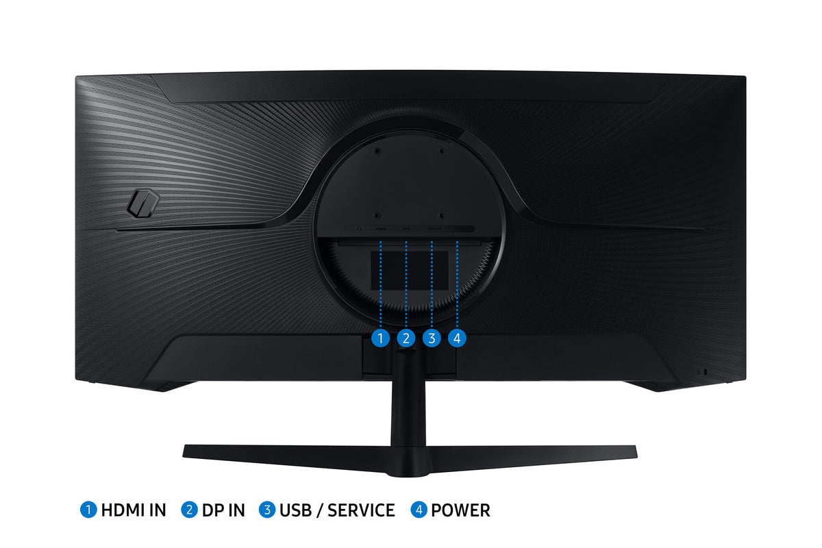 Samsung Odyssey C34G55TWWP computer monitor 86.4 cm (34&quot;) 3440 x 1440 pixels UltraWide Dual Quad HD LED Black