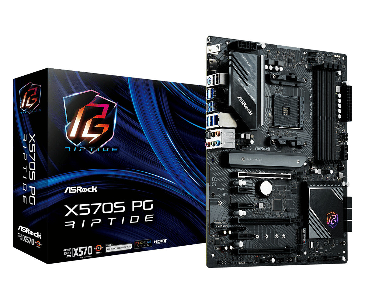 Asrock X570S PG Riptide ATX motherboard - AMD X570 Socket AM4