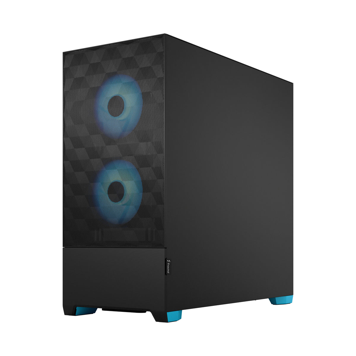 Fractal Design Pop Air - ATX Mid Tower Case in Black / Cyan