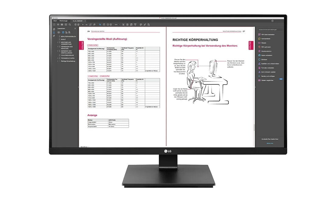 LG 27BN65QP-B - 68.6 cm (27&quot;) - 2560 x 1440 pixels QHD LCD Monitor