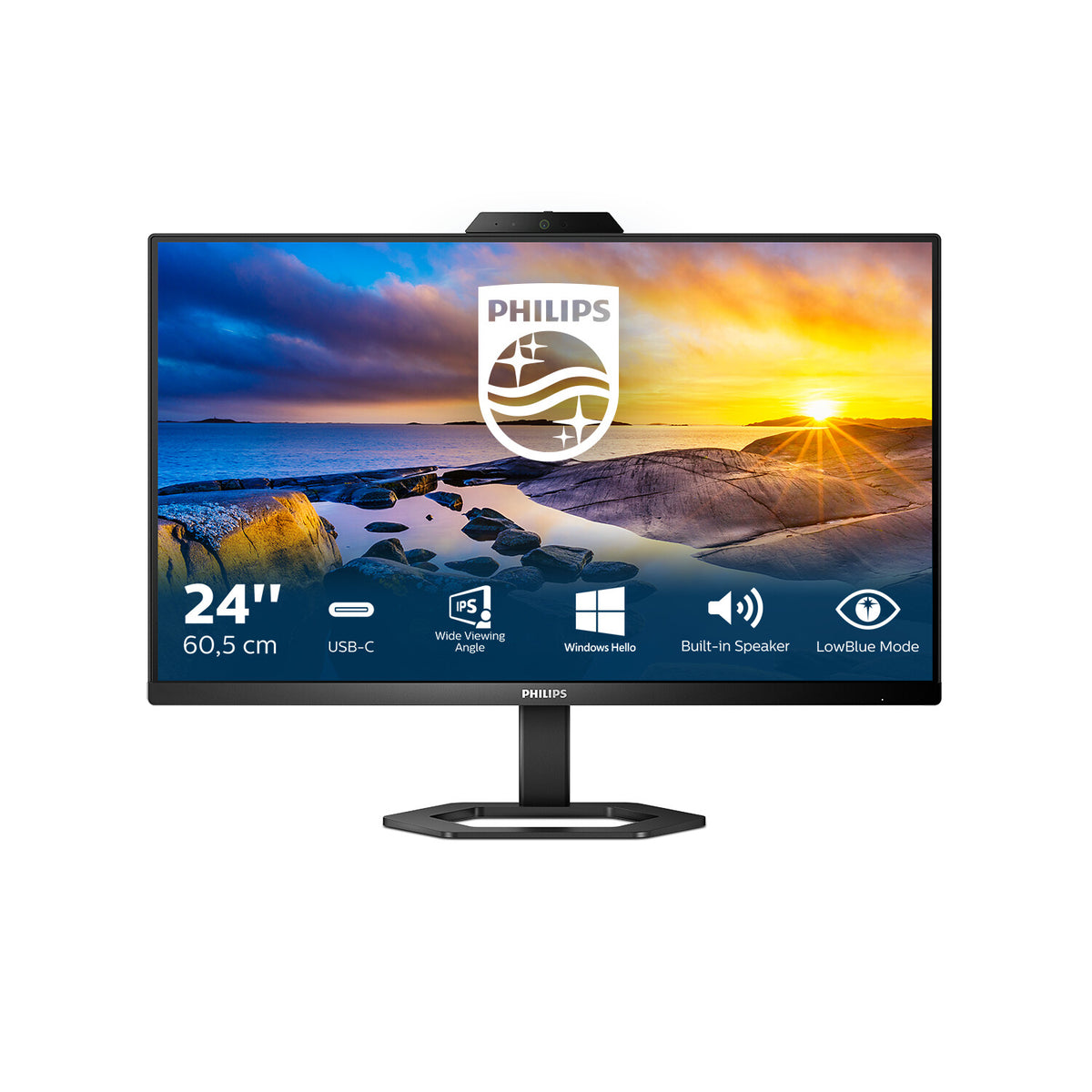 Philips 5000 series 24E1N5300HE/00 computer monitor 60.5 cm (23.8&quot;) 1920 x 1080 pixels Full HD LCD Black