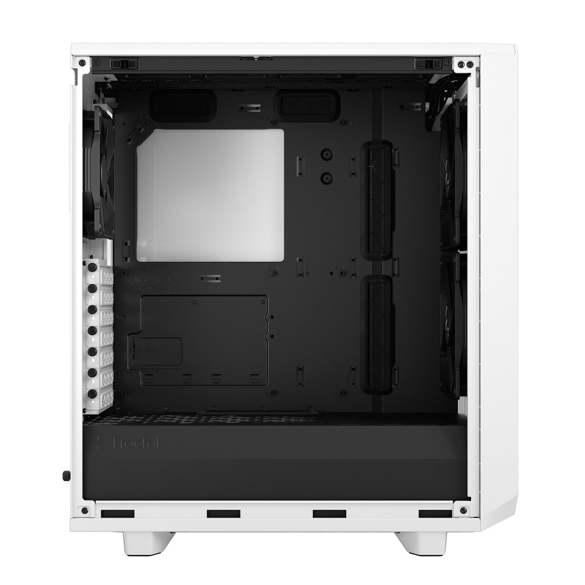 Fractal Design Meshify 2 Compact - ATX Mid Tower Case in White / TG Clear Tint