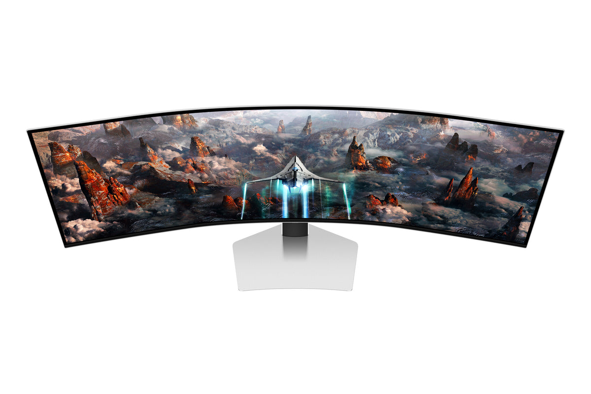 Samsung Odyssey S49CG934SU computer monitor 124.5 cm (49&quot;) 5120 x 1440 pixels DQHD OLED Silver