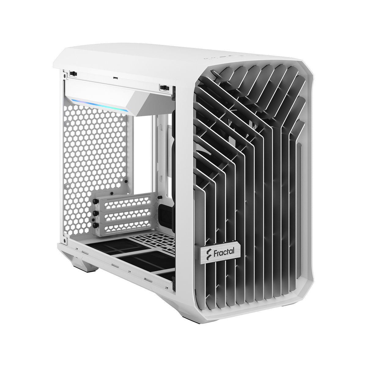 Fractal Design Torrent Nano - Mini ITX Tower Case in White / Black