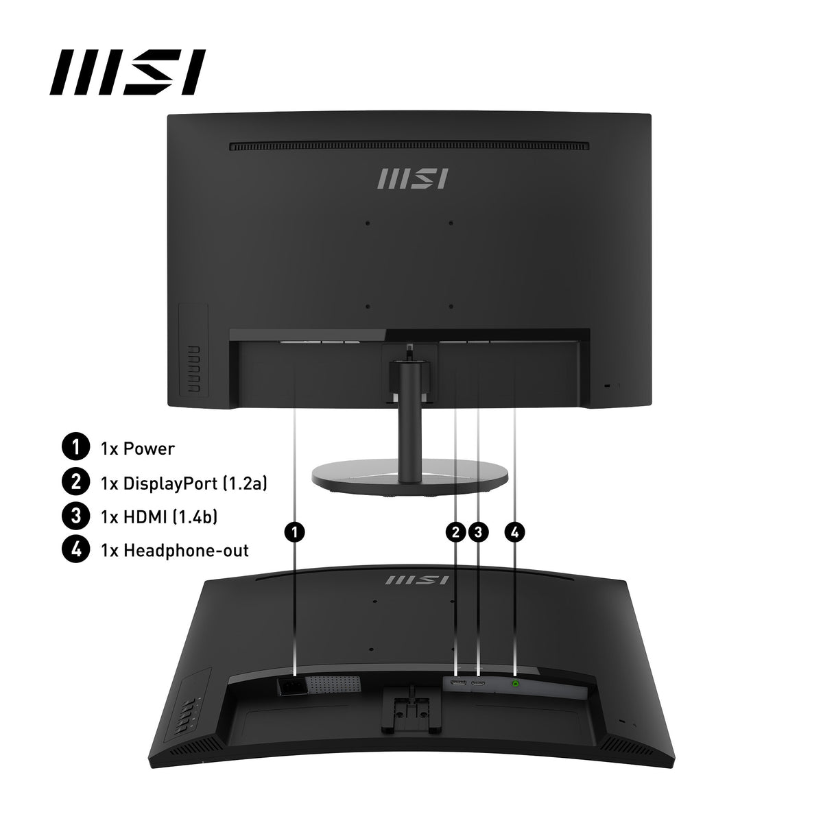 MSI Pro MP271CA - 68.6 cm (27&quot;) - 1920 x 1080 pixels Full HD LED Monitor