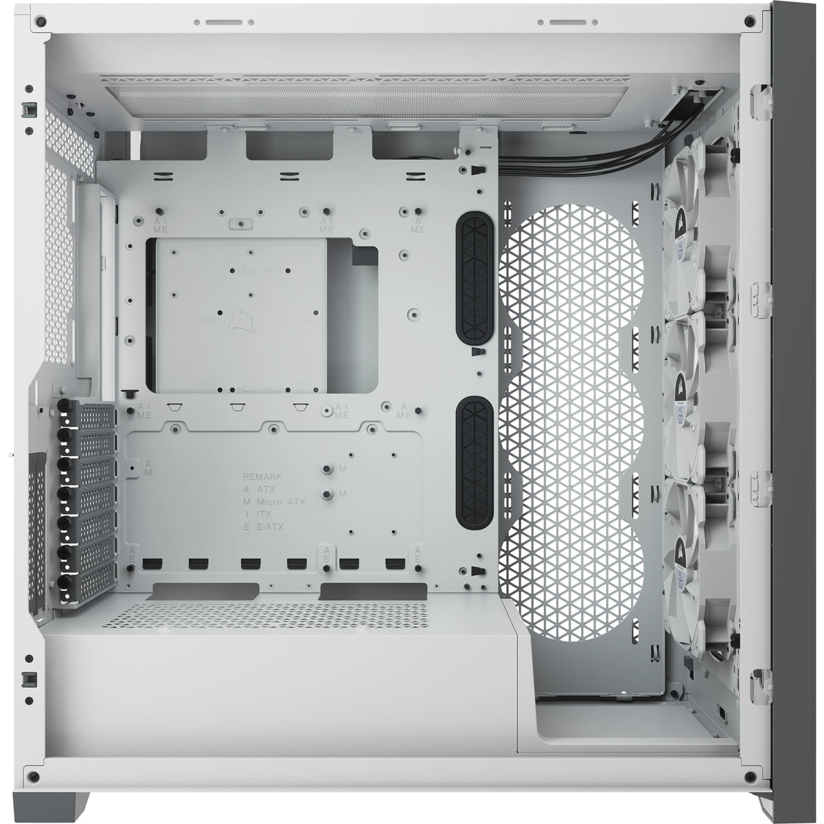 Corsair iCUE 5000X RGB - ATX Mid Tower Case in White