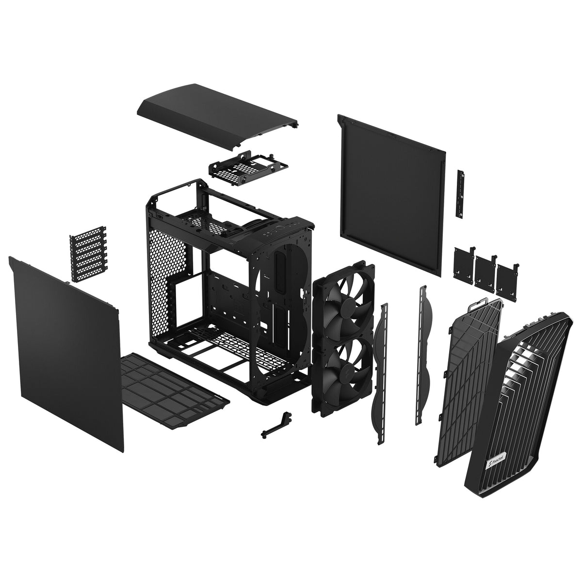 Fractal Design Torrent Compact - ATX Mid Tower Case in Black