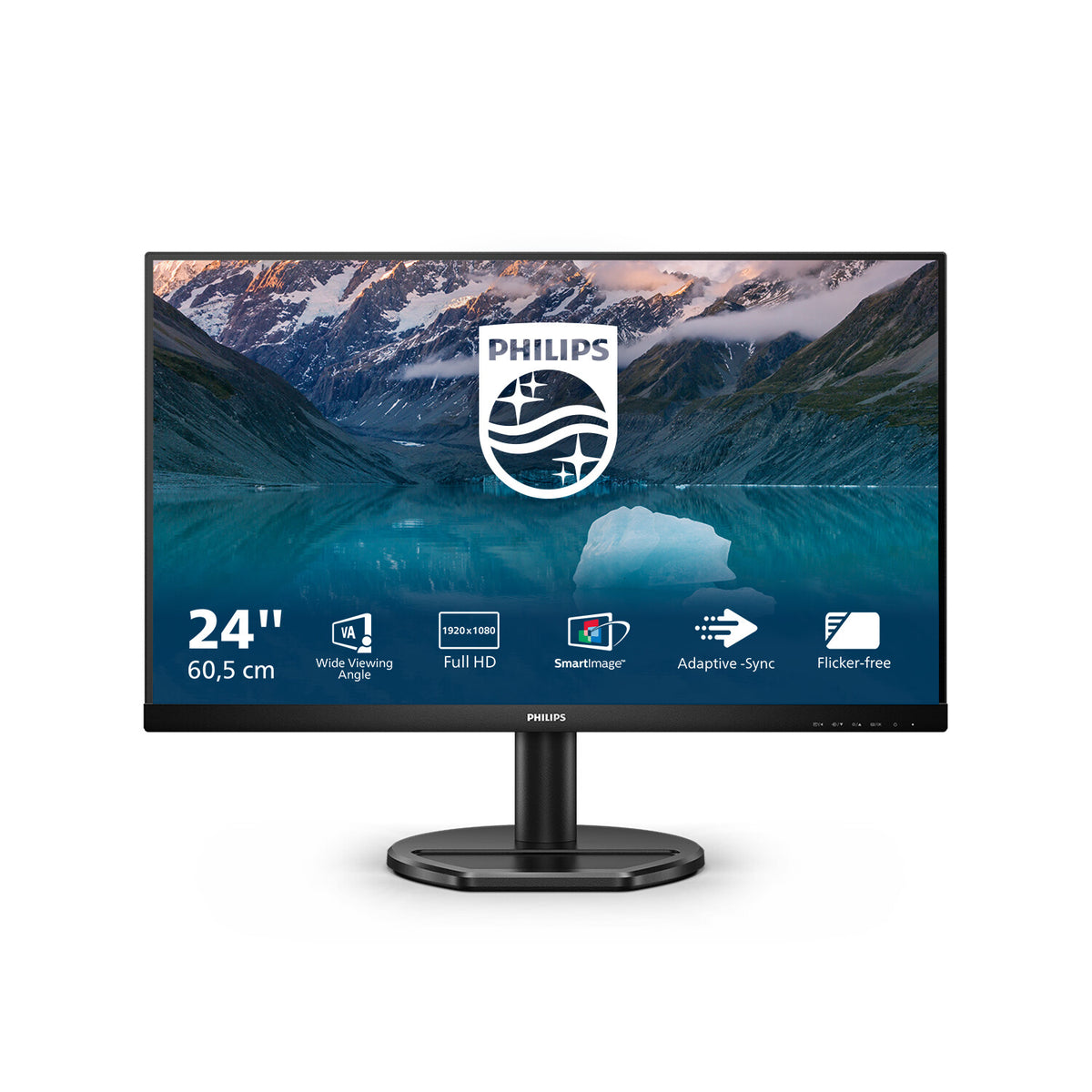 Philips S Line 242S9JAL/00 LED display 60.5 cm (23.8&quot;) 1920 x 1080 pixels Full HD LCD Black