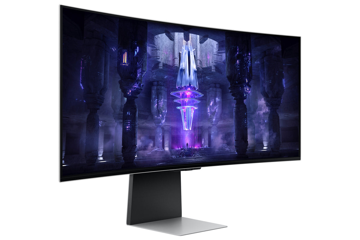 Samsung Odyssey Neo G8 S34BG850SU computer monitor 86.4 cm (34&quot;) 3440 x 1440 pixels UltraWide Quad HD OLED Silver