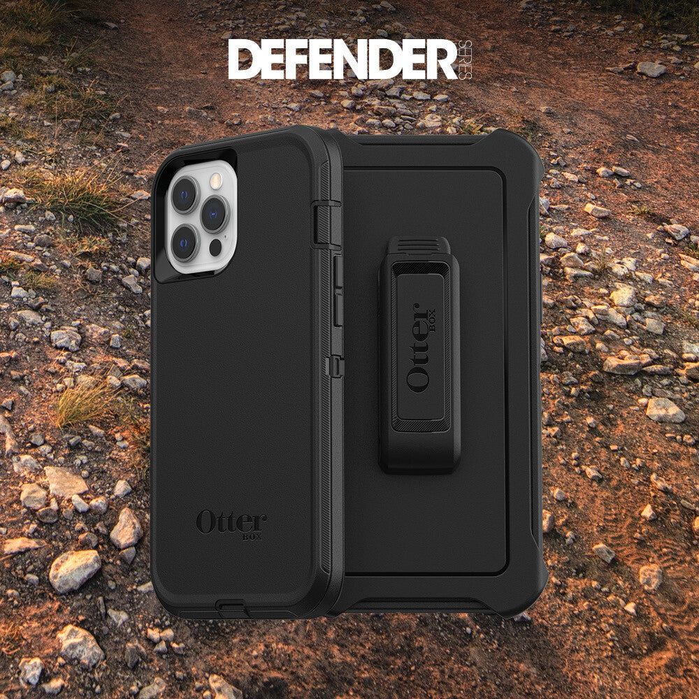 OtterBox Defender Series for Apple iPhone 12, 12 Pro in Black