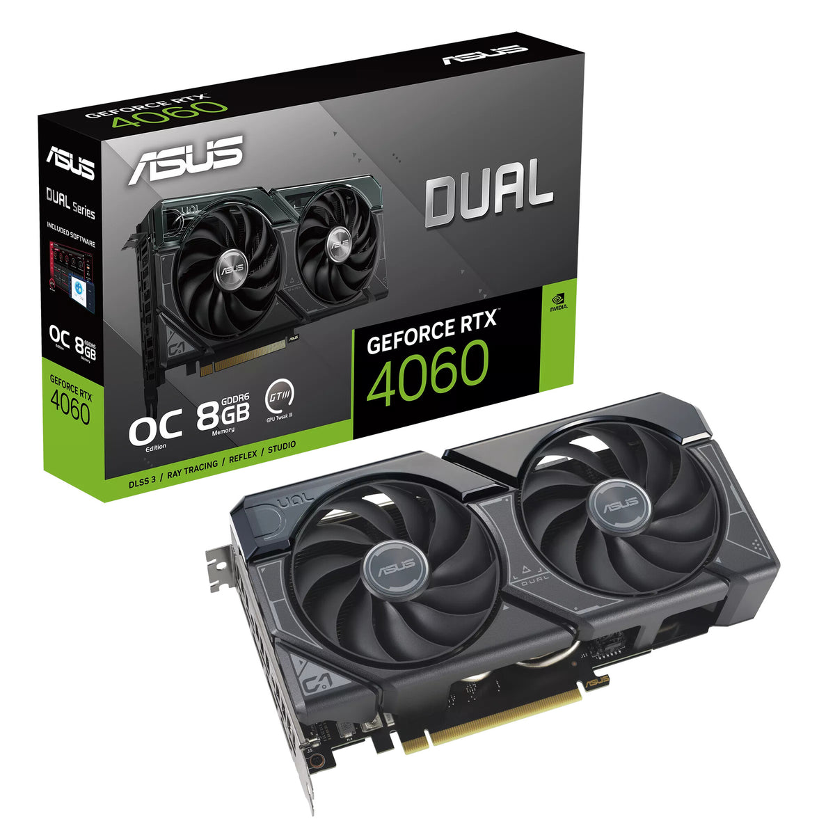 ASUS Dual OC - NVIDIA 8 GB GDDR6 GeForce RTX­ 4060 graphics card