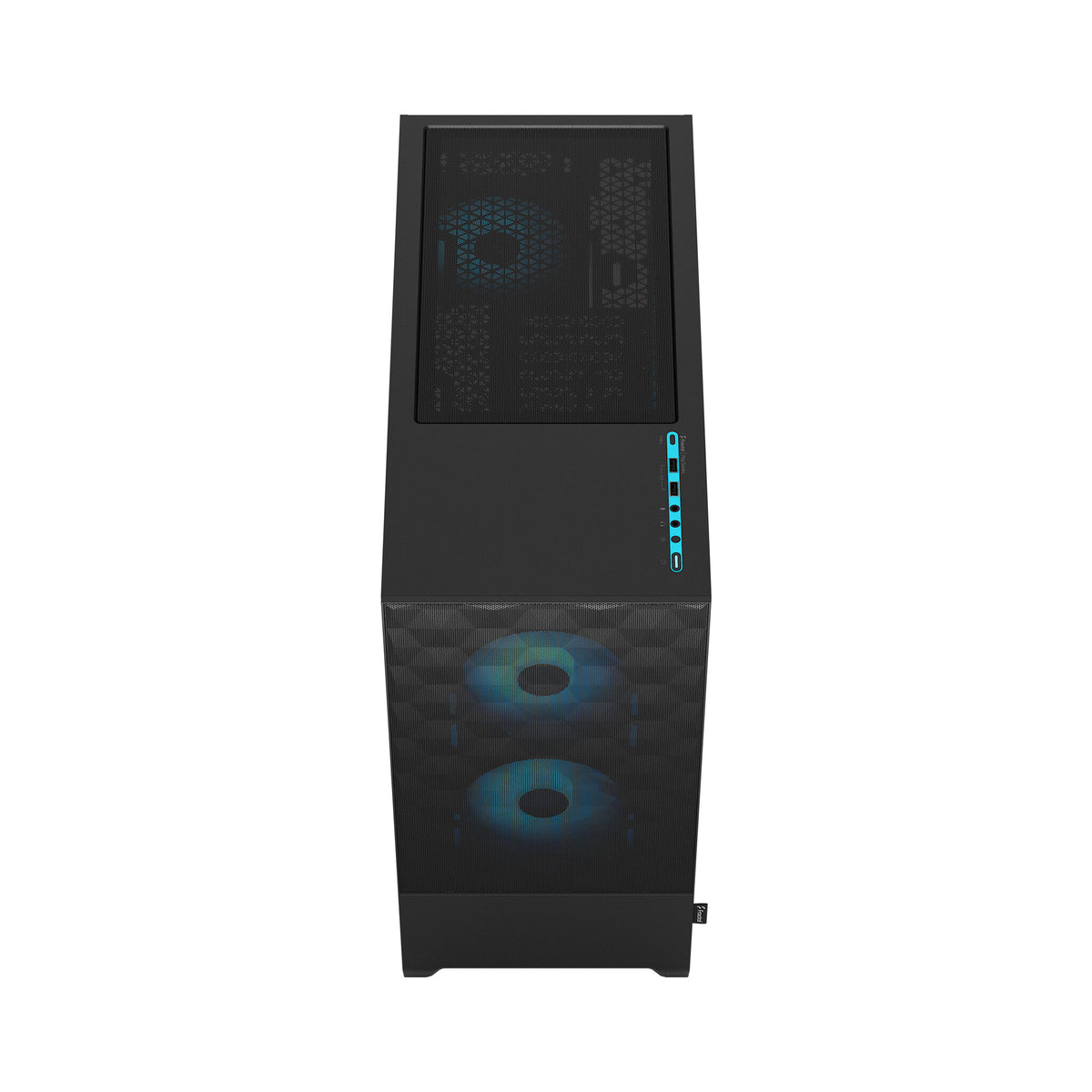 Fractal Design Pop Air - ATX Mid Tower Case in Black / Cyan