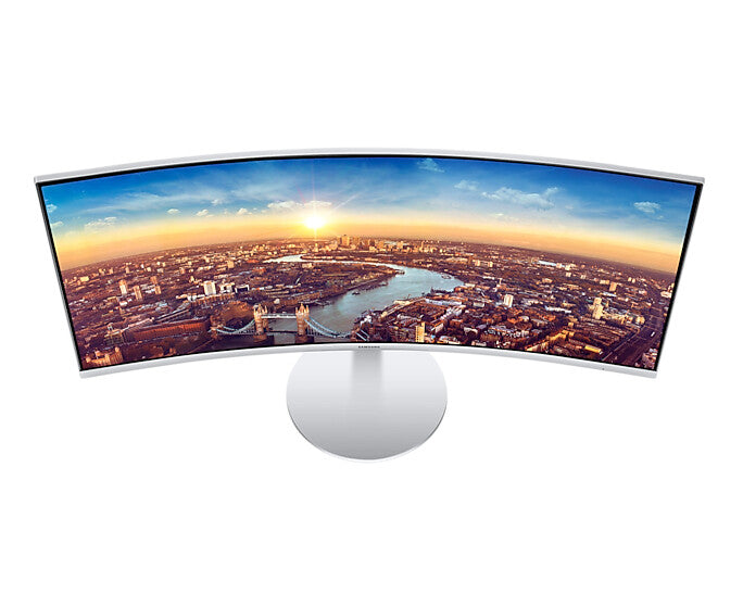 Samsung C34J791WTP computer monitor 86.4 cm (34&quot;) 3440 x 1440 pixels UltraWide Quad HD QLED Silver, White