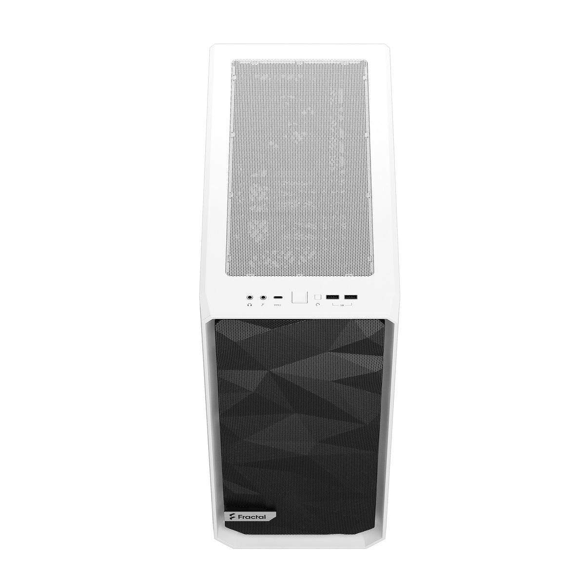 Fractal Design Meshify 2 Compact - ATX Mid Tower Case in White / TG Clear Tint