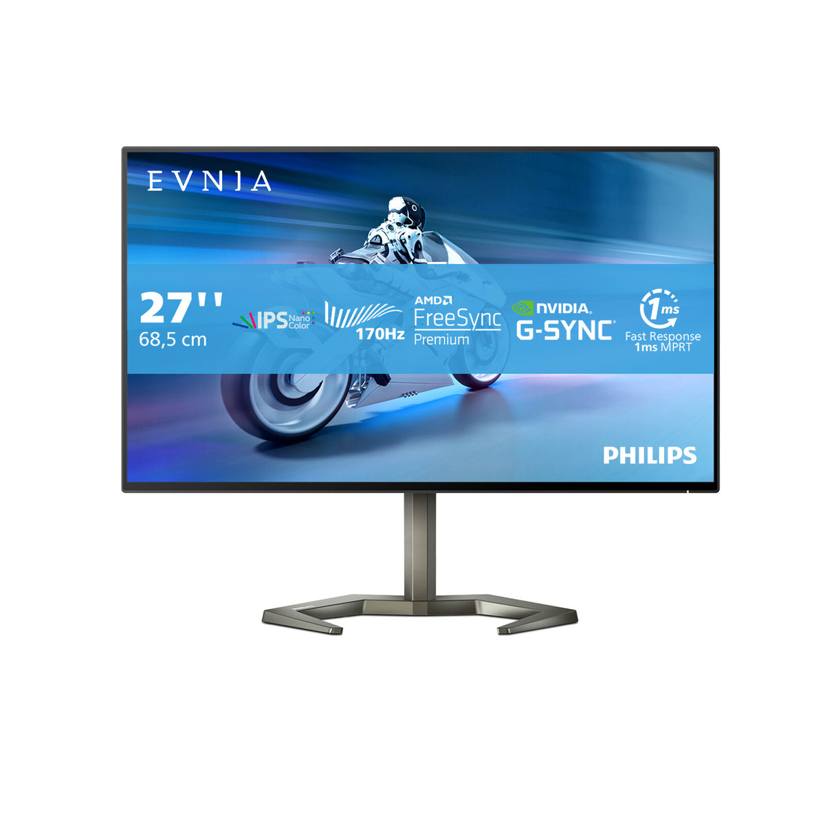 Philips Momentum 27M1N5500ZA/00 LED display 68.6 cm (27&quot;) 2560 x 1440 pixels Quad HD Black