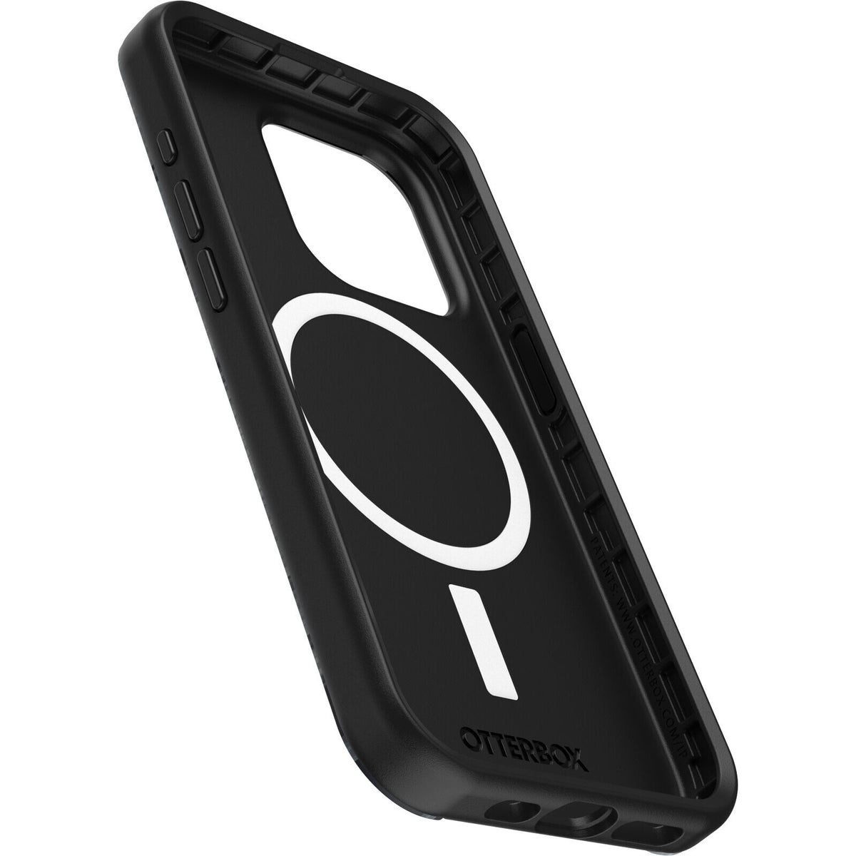 OtterBox Symmetry Series Clear for MagSafe for iPhone 15 Pro in Burnout Sky (Black)