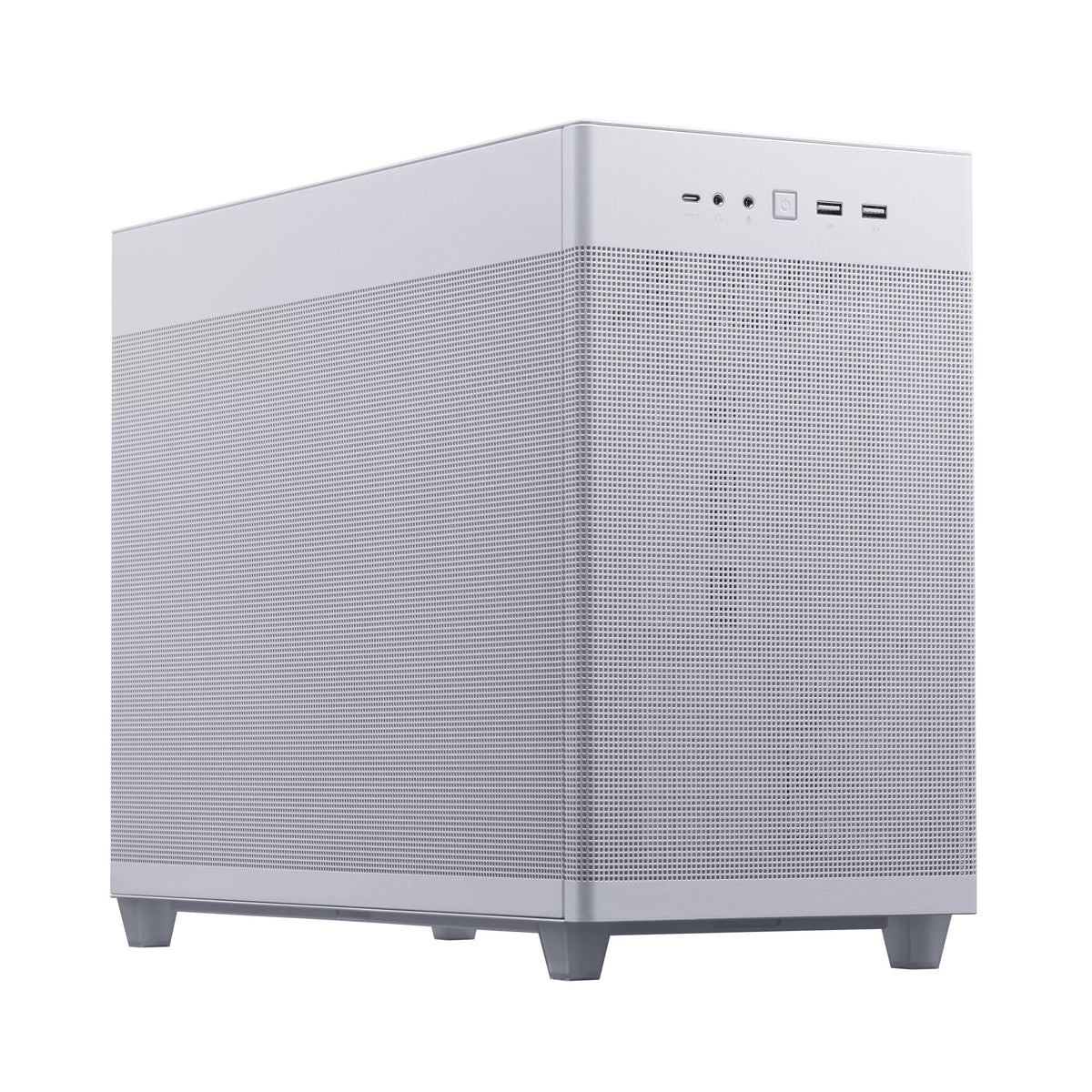 Asus Prime AP201 - MicroATX Mini Tower Case in White