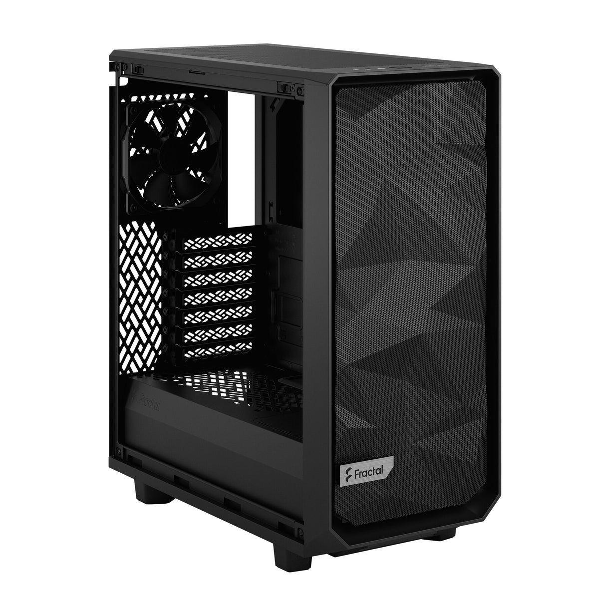 Fractal Design Meshify 2 Compact TG Light Tint - ATX Mid Tower Case in Black