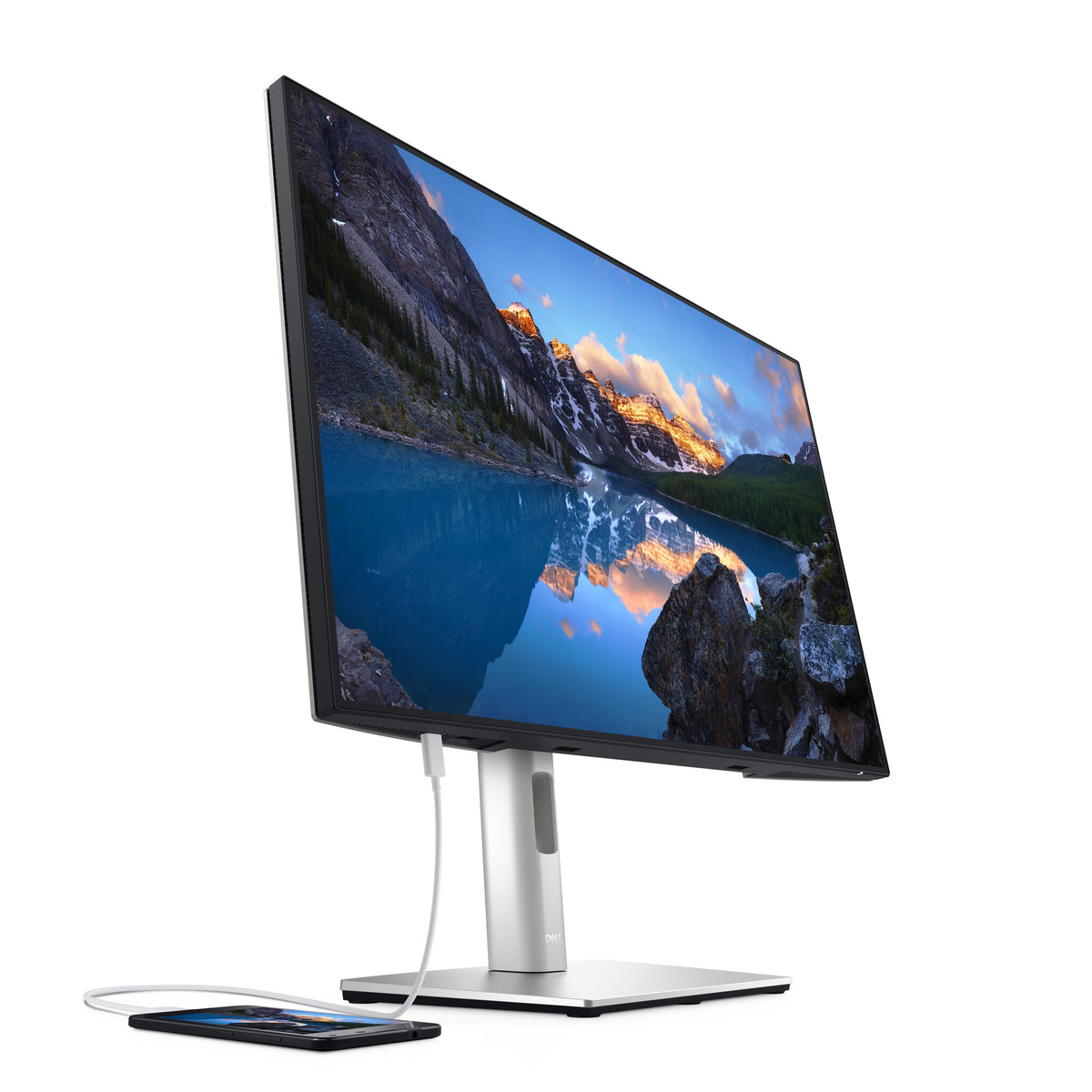 DELL UltraSharp U2421E LED display 61.2 cm (24.1&quot;) 1920 x 1200 pixels WUXGA LCD Silver