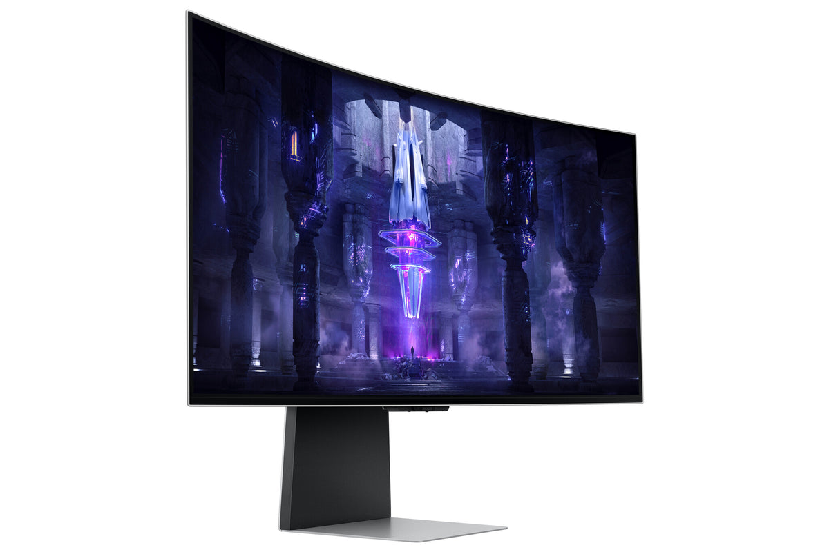 Samsung Odyssey Neo G8 S34BG850SU computer monitor 86.4 cm (34&quot;) 3440 x 1440 pixels UltraWide Quad HD OLED Silver