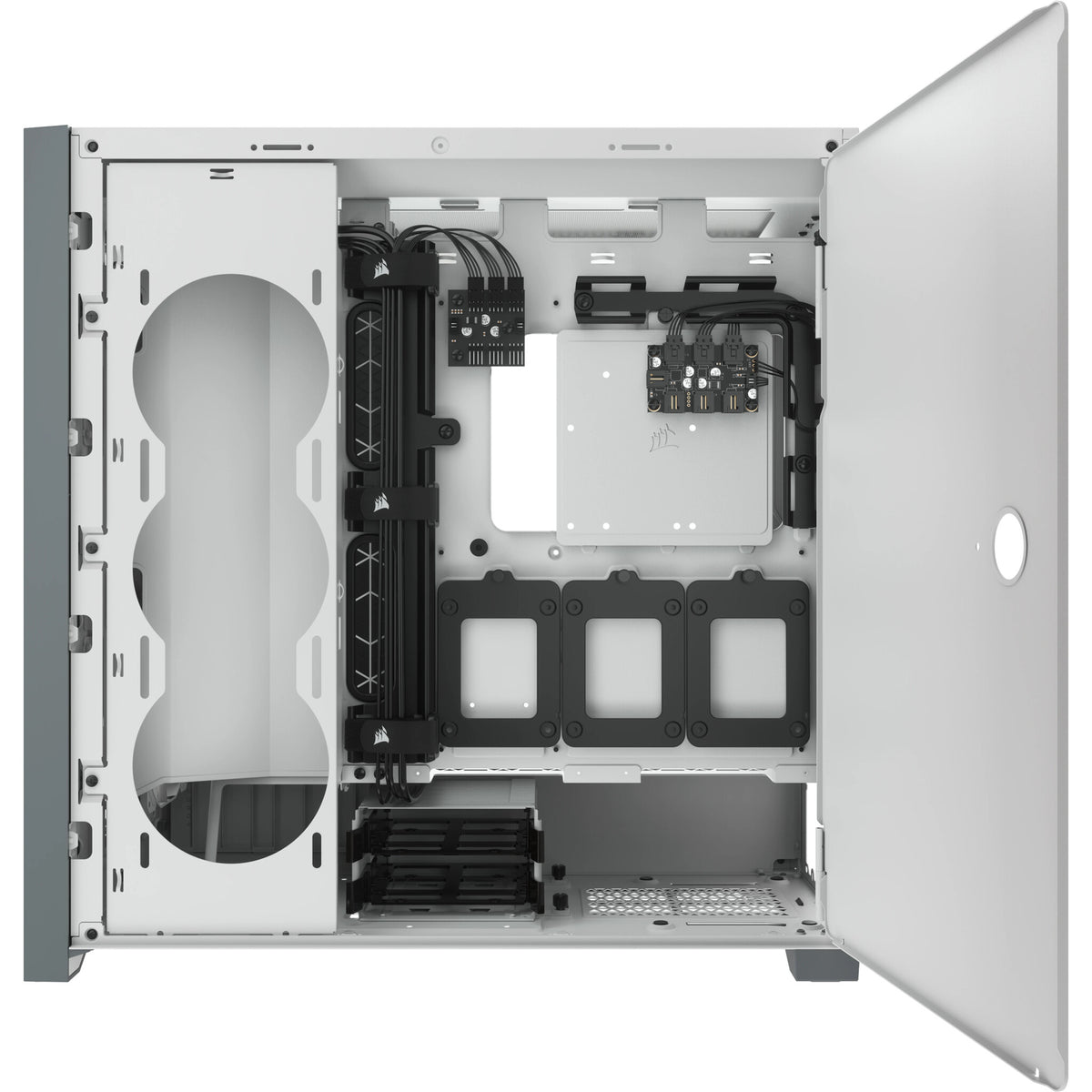 Corsair iCUE 5000X RGB - ATX Mid Tower Case in White