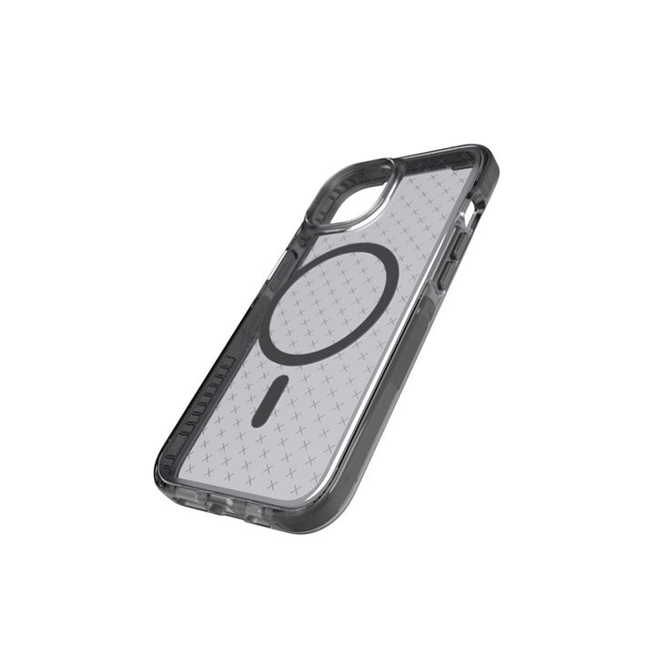 Tech21 Evo Check with MagSafe for iPhone 14 in Smokey Black